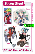 Load image into Gallery viewer, Pixiv: Trading Card Set, Rock-Style Buttons, 20 Prints &amp; Both Art Books