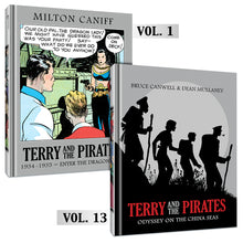 Load image into Gallery viewer, Terry and the Pirates: The Master Collection BUNDLE, vol. 1 & vol. 13