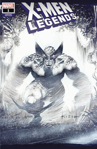 SIGNED Sam Kieth X-men Legends Exclusive Cover, featuring Wolverine.