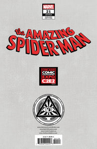 AMAZING SPIDER-MAN #21 UNKNOWN COMICS DAVID NAKAYAMA EXCLUSIVE COLOR BLEED MEGACON EXCLUSIVE VIRGIN VAR (05/03/2023)