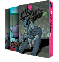 Load image into Gallery viewer, I Love Apocalyptic Zombie Misfits SIGNED Double Book Slipcase