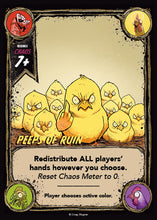 Load image into Gallery viewer, I Love Apocalyptic Zombie Misfits Murder Chickens Card Game