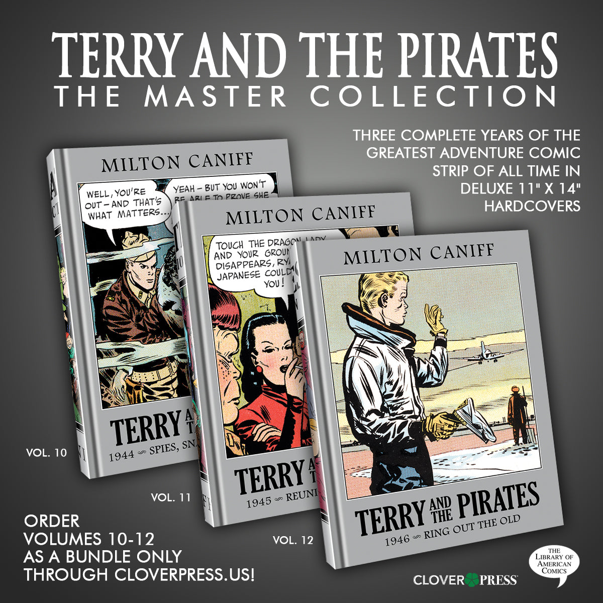 Terry and the Pirates: The Master Collection Volumes 10, 11, 12 BUNDLE