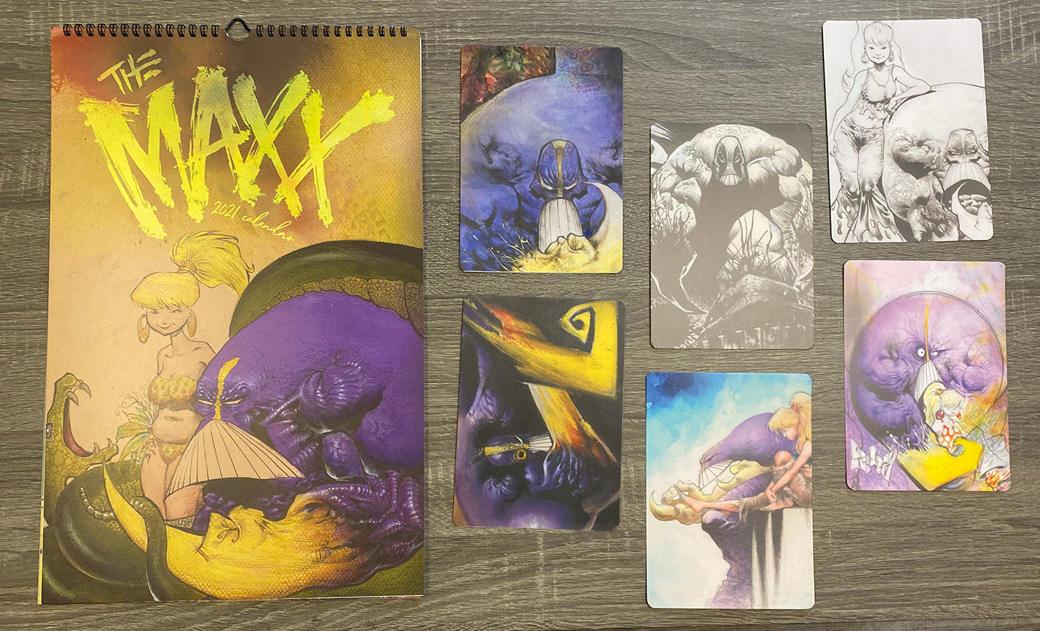 Maxx 2021 Wall Calendar + 6 Postcards – Clover Press