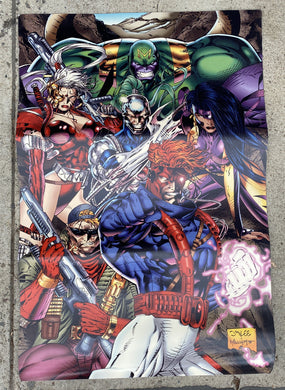 Wildstorm Fine Arts Convention Booth Banner • Jim Lee • Wildstorm